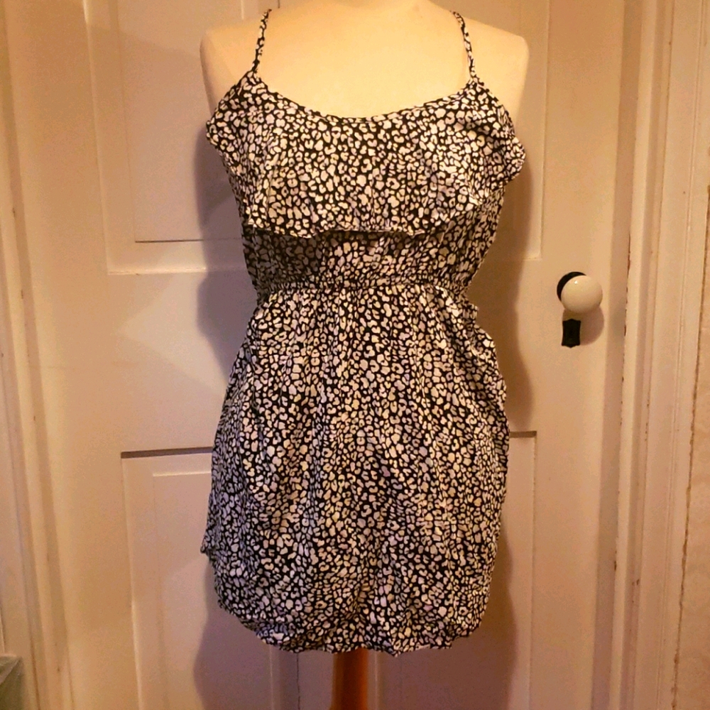 Black and white dress